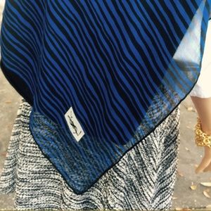 Vintage YSL Silk Scarf